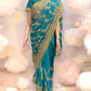 TRADITIONAL DESIGNER SAREE WITH READY BLOUSE – ELEGANT INDIAN ETHNIC WEAR- 015