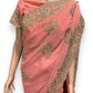 TRADITIONAL DESIGNER SAREE WITH READY BLOUSE – ELEGANT INDIAN ETHNIC WEAR- 016