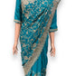 TRADITIONAL DESIGNER SAREE WITH READY BLOUSE – ELEGANT INDIAN ETHNIC WEAR- 020