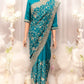 TRADITIONAL DESIGNER SAREE WITH READY BLOUSE – ELEGANT INDIAN ETHNIC WEAR- 020