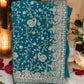 TRADITIONAL DESIGNER SAREE WITH READY BLOUSE – ELEGANT INDIAN ETHNIC WEAR- 020