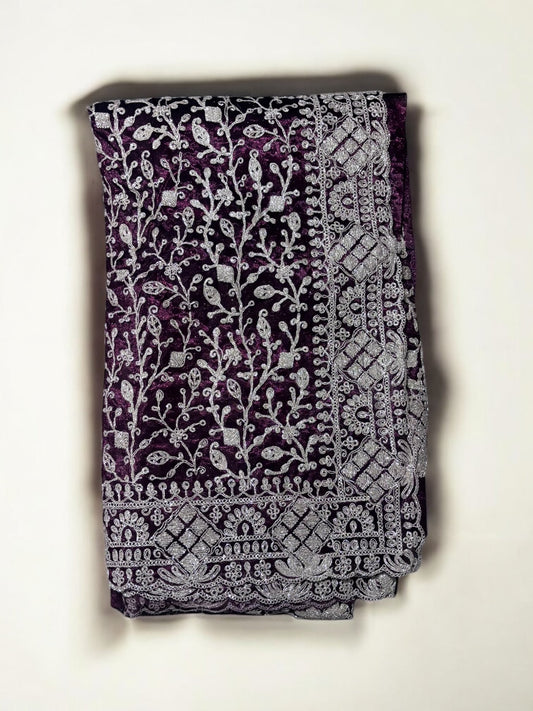 TRADITIONAL DESIGNER SAREE WITH READY BLOUSE– ETHNIC WEAR FOR WOMEN- 216