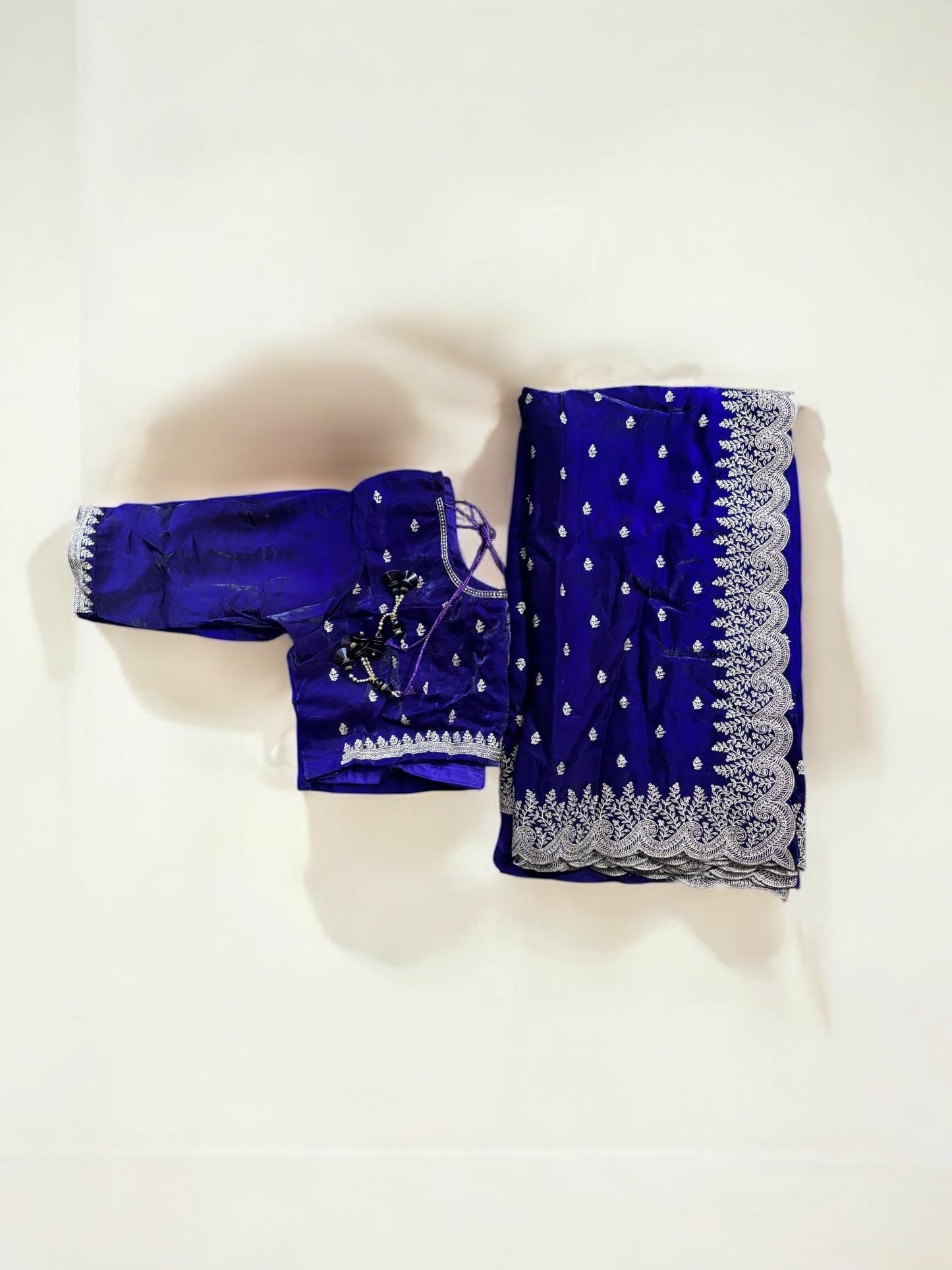 TRADITIONAL DESIGNER SAREE WITH READY BLOUSE– ETHNIC WEAR FOR WOMEN- 301