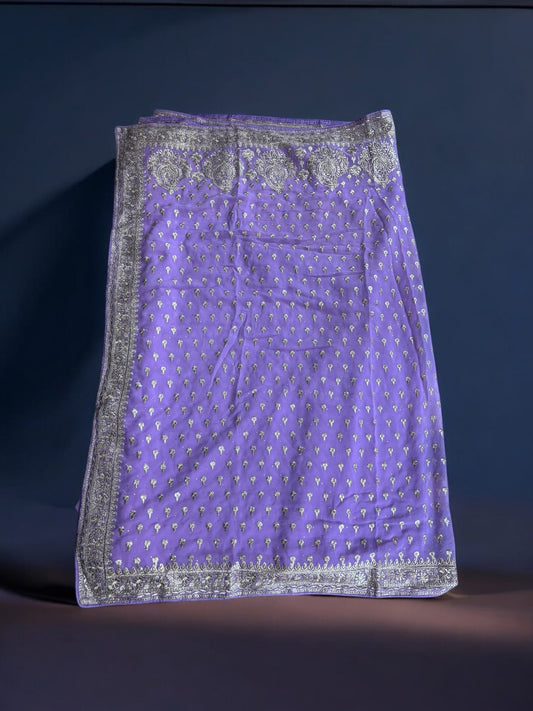 TRADITIONAL DESIGNER SAREE WITH READY BLOUSE– ETHNIC WEAR FOR WOMEN- 305