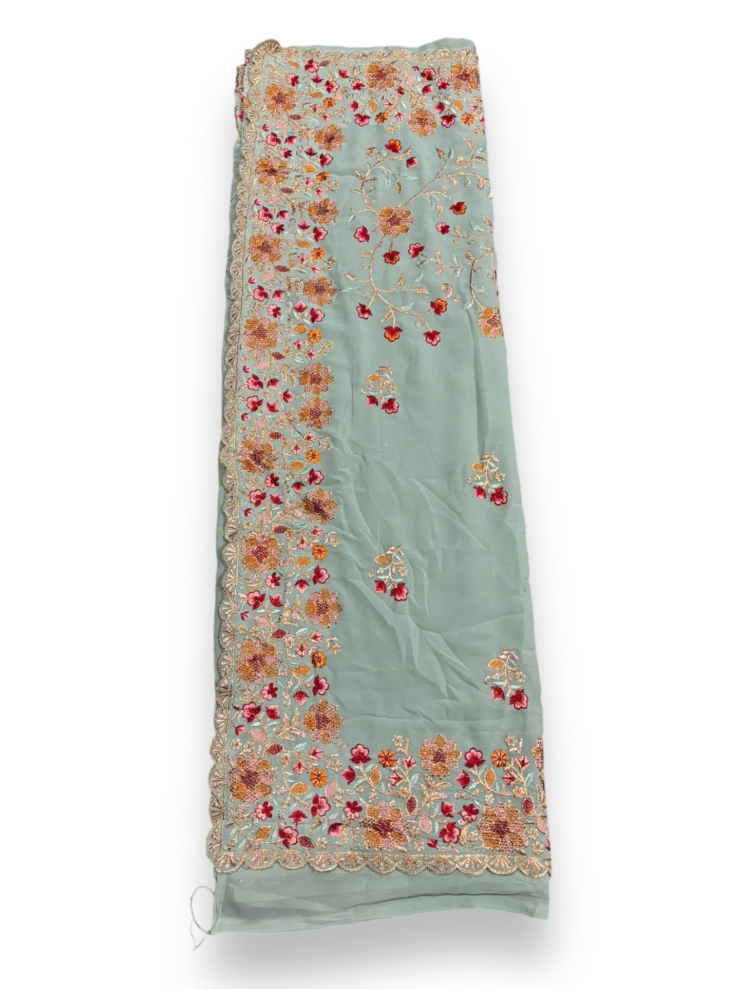 TRADITIONAL DESIGNER SAREE WITH READY BLOUSE - ETHNIC WEAR FOR WOMEN