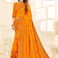 TRADITIONAL FESTIVE WEAR VICHITRA SILK SAREE FOR WOMEN- 1005