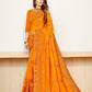 TRADITIONAL FESTIVE WEAR VICHITRA SILK SAREE FOR WOMEN- 1005