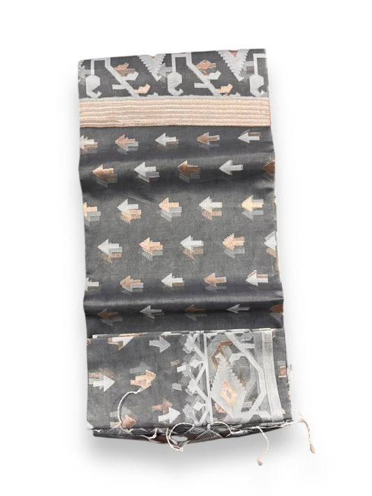 TRADITIONAL MASLINE ORGANZA SAREE FOR ETHNIC LOOK - INDIAN ETHNIC WEAR FOR WOMEN- 11