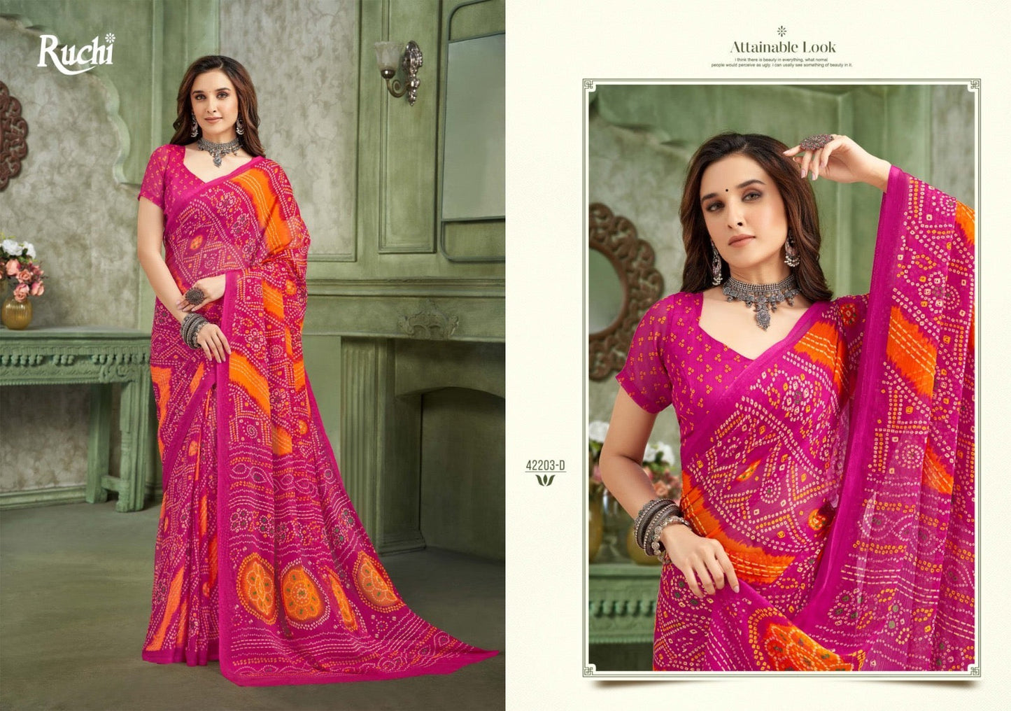 TRADITIONAL SAREE – ETHNIC WEAR FOR WOMEN- JU04