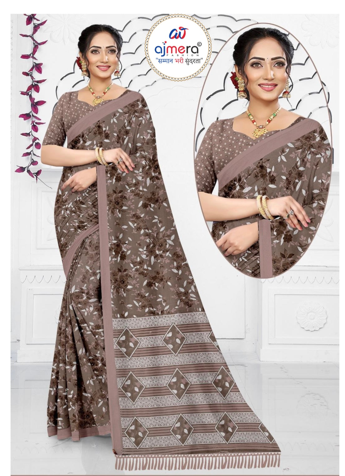 TRADITIONAL SAREE – ETHNIC WEAR FOR WOMEN- JU10