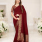 VICHITRA SILK EMBROIDERY SAREE – ELEGANT ETHNIC WEAR FOR WOMEN- 01