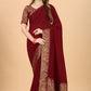 VICHITRA SILK EMBROIDERY SAREE – ELEGANT ETHNIC WEAR FOR WOMEN- 01