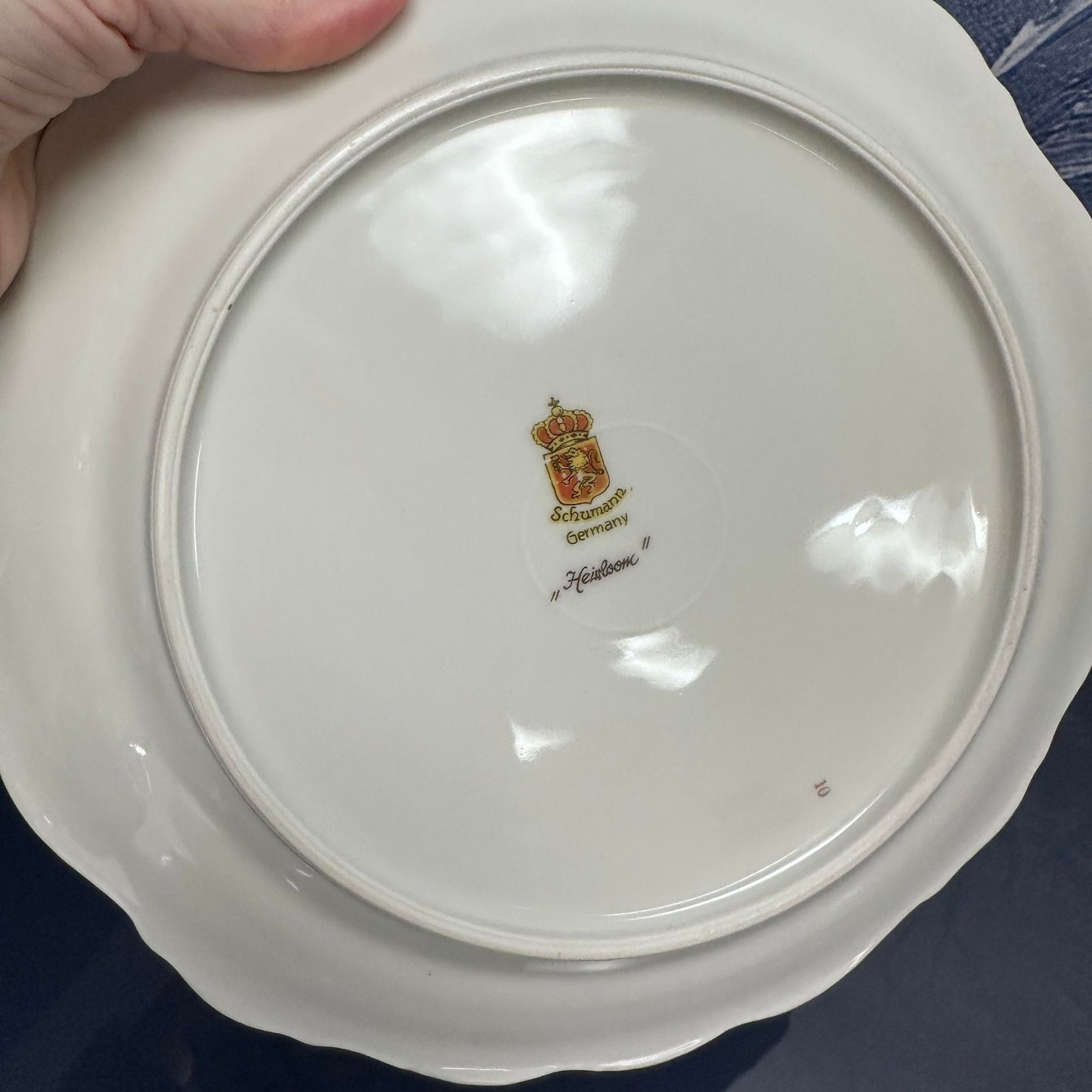 SHUMANN BAVARIA CHINA 10" SALAD / DINNER PLATES