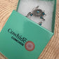 Soldered Faux Turquoise Chain Concho Bracelet with 3 inch extender