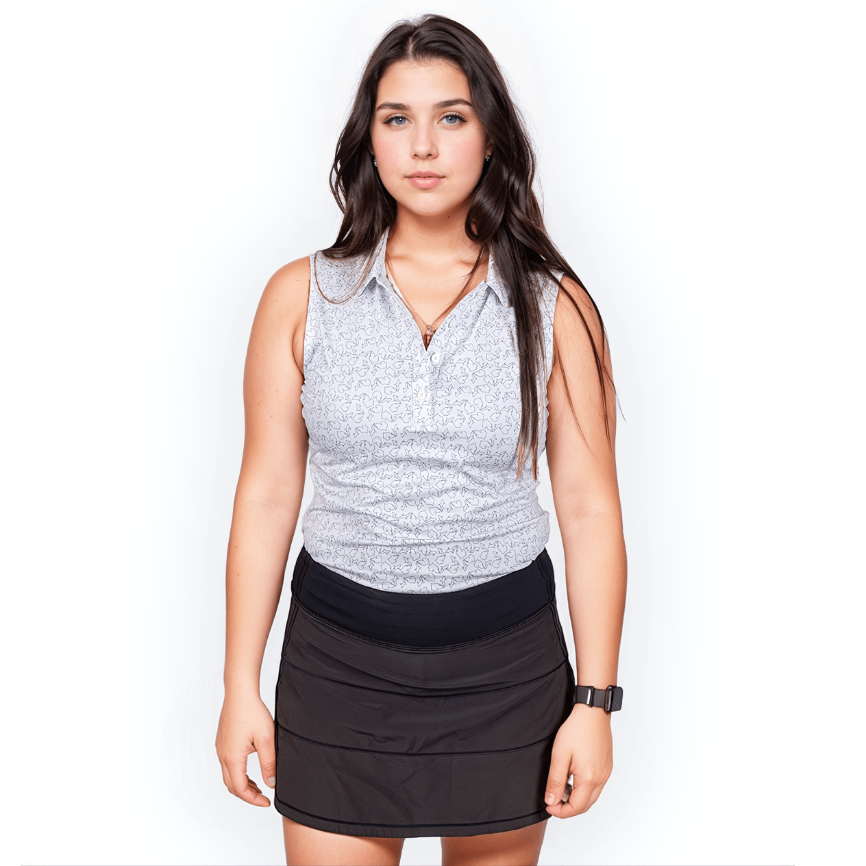 STATE OF MICHIGAN WOMEN'S POLO (SLEEVELESS)