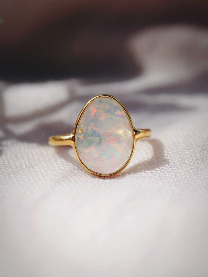 STATEMENT FIRE OPAL RING - HINUHINU