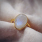STATEMENT RAINBOW MOONSTONE RING - KEKOA