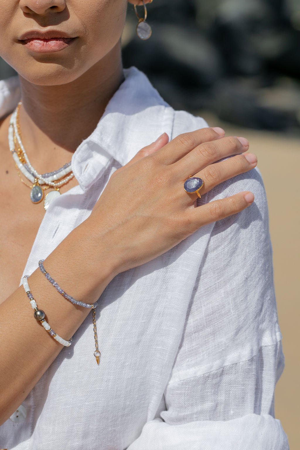STATEMENT TANZANITE RING - KILA