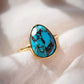 STATEMENT TURQUOISE RING - KAHIAU