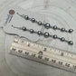 Sterling Silver Pearls dangle earrings - 3 1/2 inch drop!