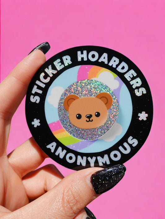 STICKER HOARDERS ANONYMOUS STICKER