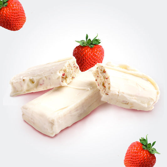 STRAWBERRY CHEESECAKE DOUGH BARS