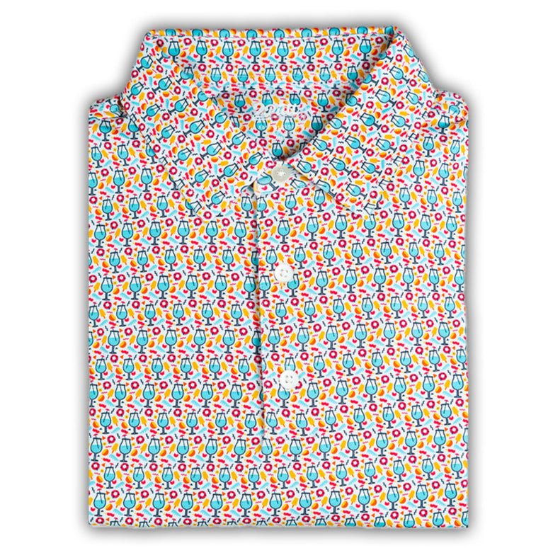 SUMMER VIBES MEN'S POLO
