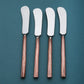 SUNDANCE BUTTER KNIFE/CHEESE SPREADER 4 PC. SET