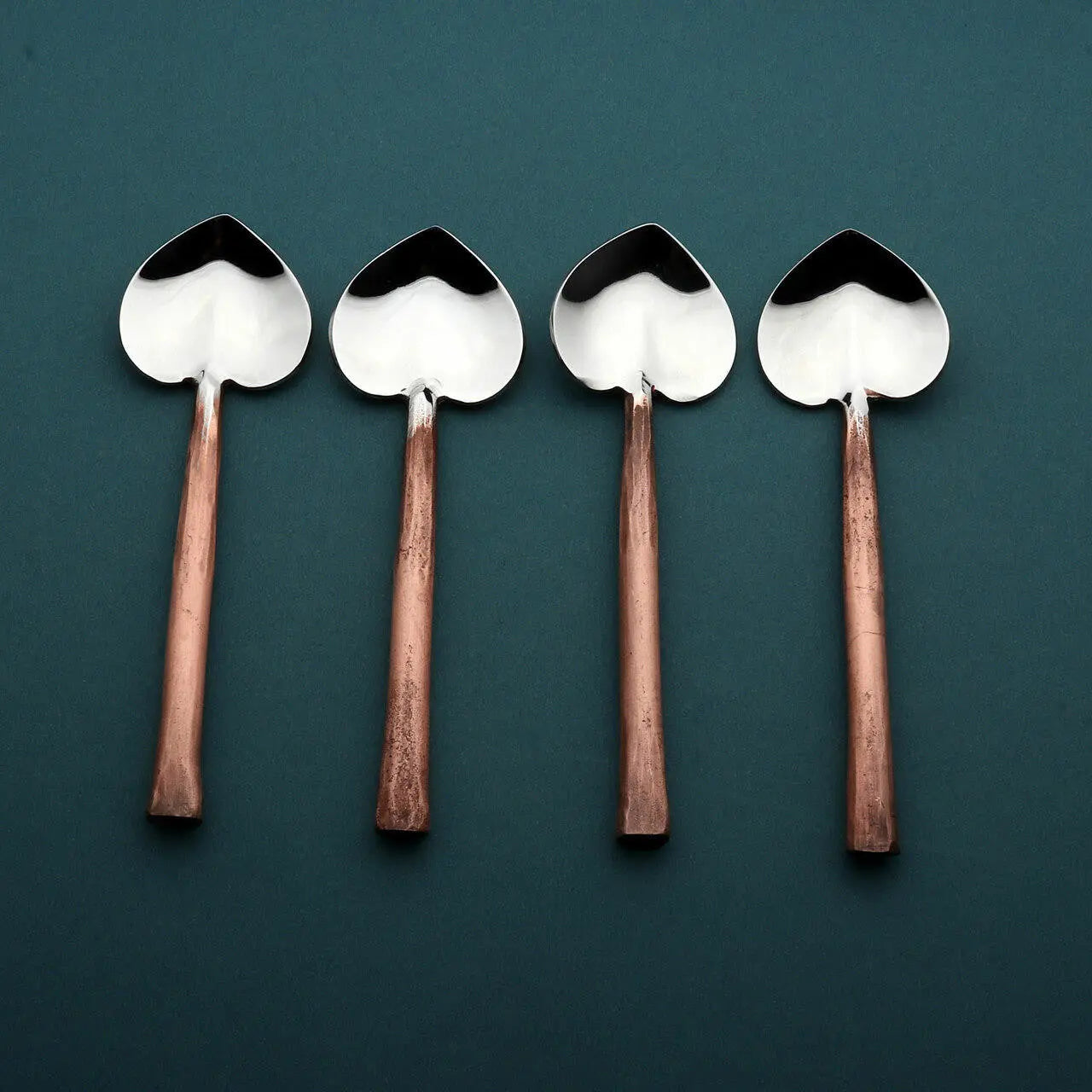 SUNDANCE HEART COFFEE/DESSERT TABLE SPOON 4 PC. SET