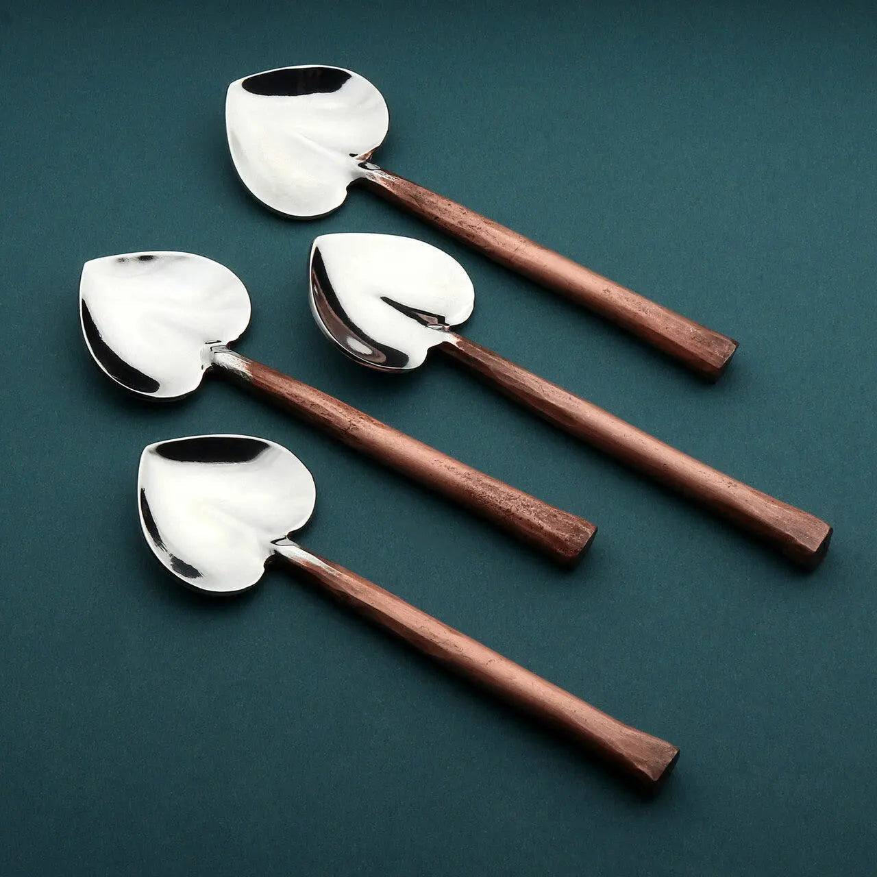 SUNDANCE HEART COFFEE/DESSERT TABLE SPOON 4 PC. SET