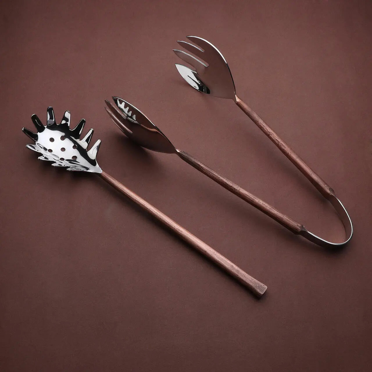 SUNDANCE PASTA SERVER & SPAGHETTI TONG SET