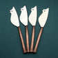 SUNDANCE RATONCITO CHEESE SPREADER/KNIFE 4 PC. SET