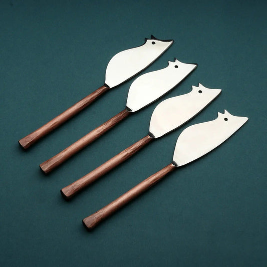 SUNDANCE RATONCITO CHEESE SPREADER/KNIFE 4 PC. SET