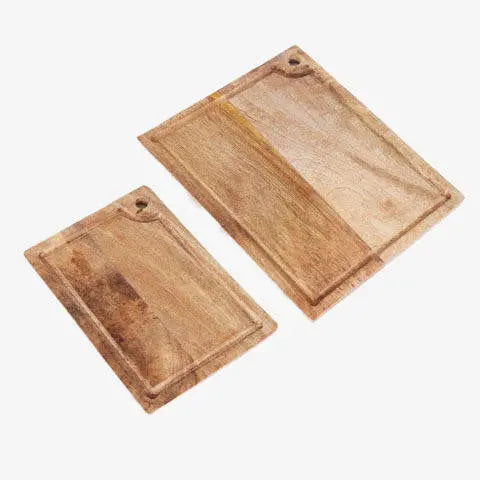TAGLIO MANGO WOOD CUTTING BOARDS (SET OF 2)