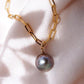 TAHITIAN PEARL PENDANT NECKLACE - MOANI