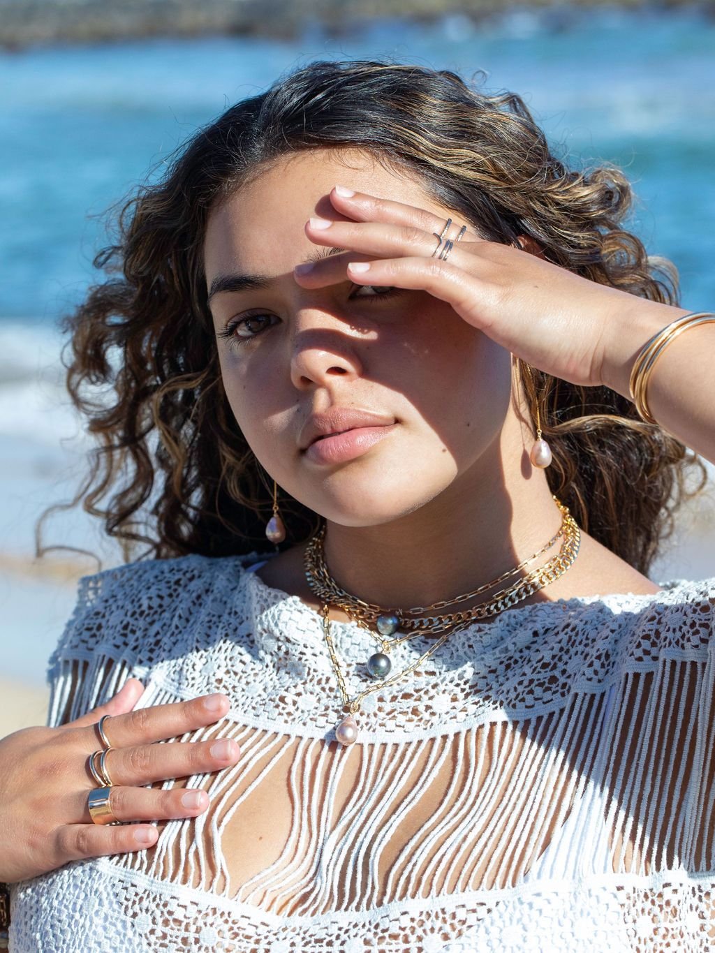 TAHITIAN PEARL PENDANT NECKLACE - MOANI