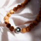 TAHITIAN PEARL SANDALWOOD NECKLACE - ROSELANI