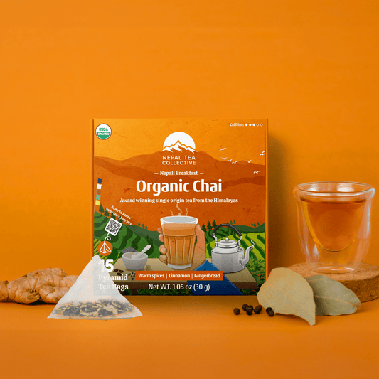 TEA BAGS - BUNDLE OF 4 [BLACK TEA, GREEN TEA, CHAI & HERBAL BLEND]