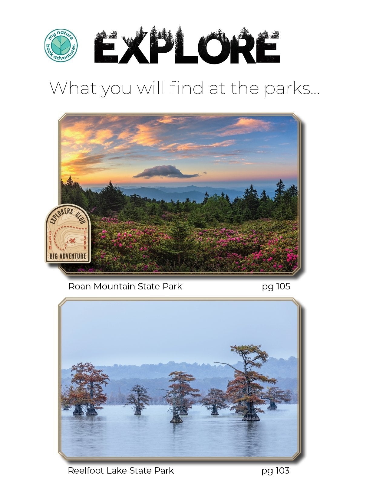 TENNESSEE STATE PARKS - ADVENTURE PLANNING JOURNAL