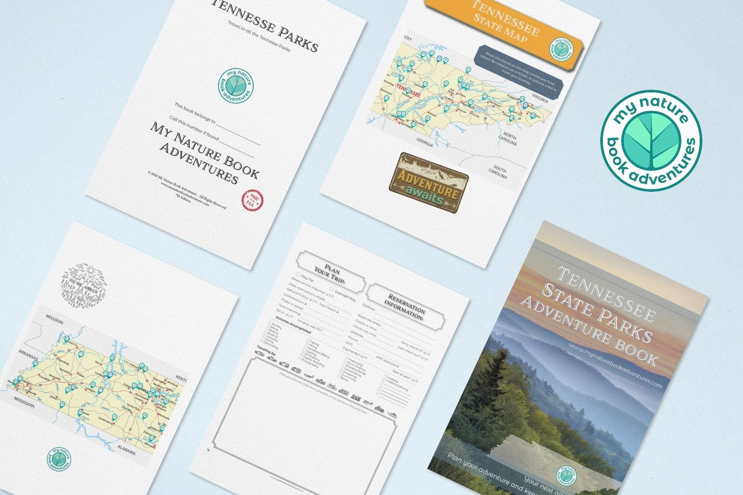 TENNESSEE STATE PARKS - ADVENTURE PLANNING JOURNAL