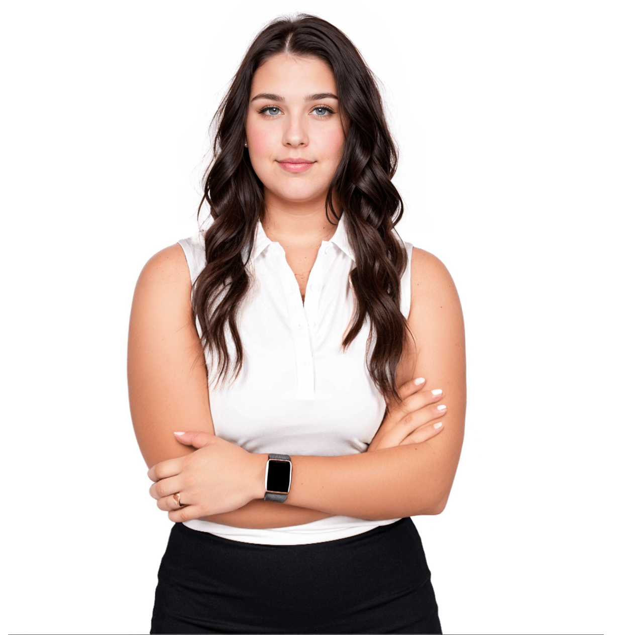 THE ANGRY SNOWMAN WOMEN'S (SLEEVELESS) POLO