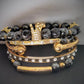 THE STIMULATING LARVIKITE CROWN BRACELET