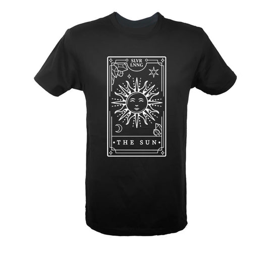THE SUN TAROT CARD UNISEX T-SHIRT- INFUSED WITH CITRINE CRYSTALS