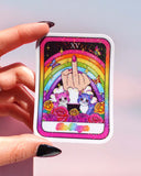 THE FINGER TAROT CARD STICKER