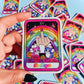 THE FINGER TAROT CARD STICKER