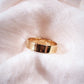 THICK GOLD FLAT BAND RING - HALOA
