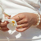 THICK GOLD FLAT BAND RING - HALOA