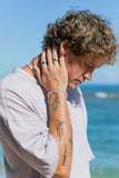 THICK MEN'S STAINLESS STEEL ROPE BRACELET - HOLOKAI