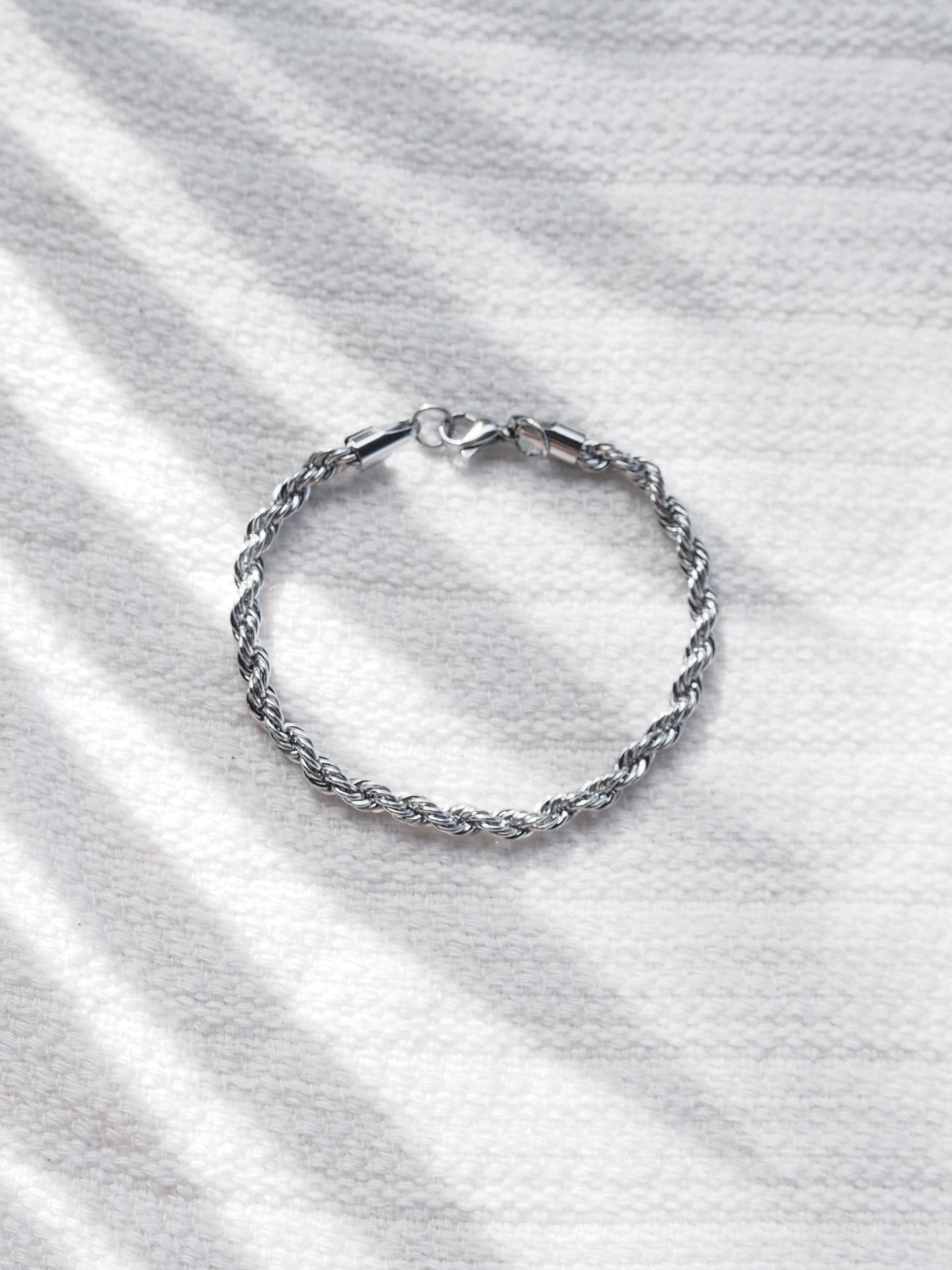 THICK MEN'S STAINLESS STEEL ROPE BRACELET - HOLOKAI