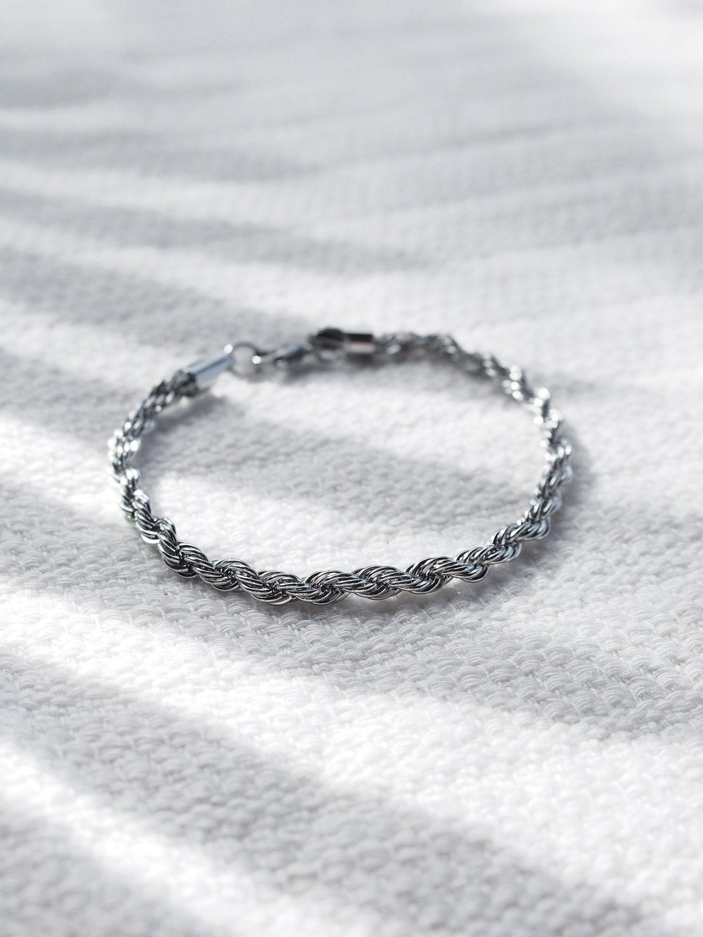 THICK MEN'S STAINLESS STEEL ROPE BRACELET - HOLOKAI